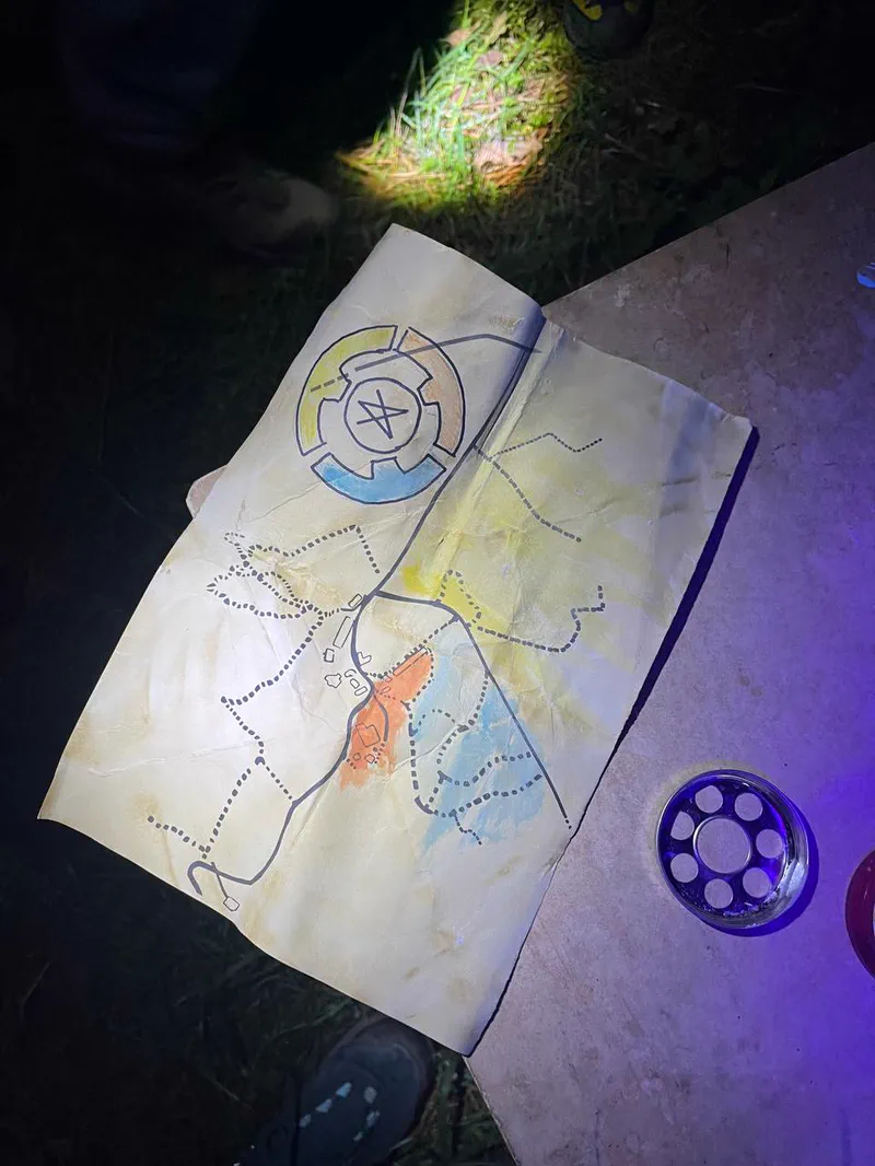 Mappa usata durante una precedente esperienza